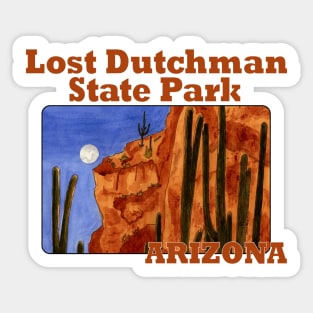 Lost Dutchman State Park, Arizona Sticker